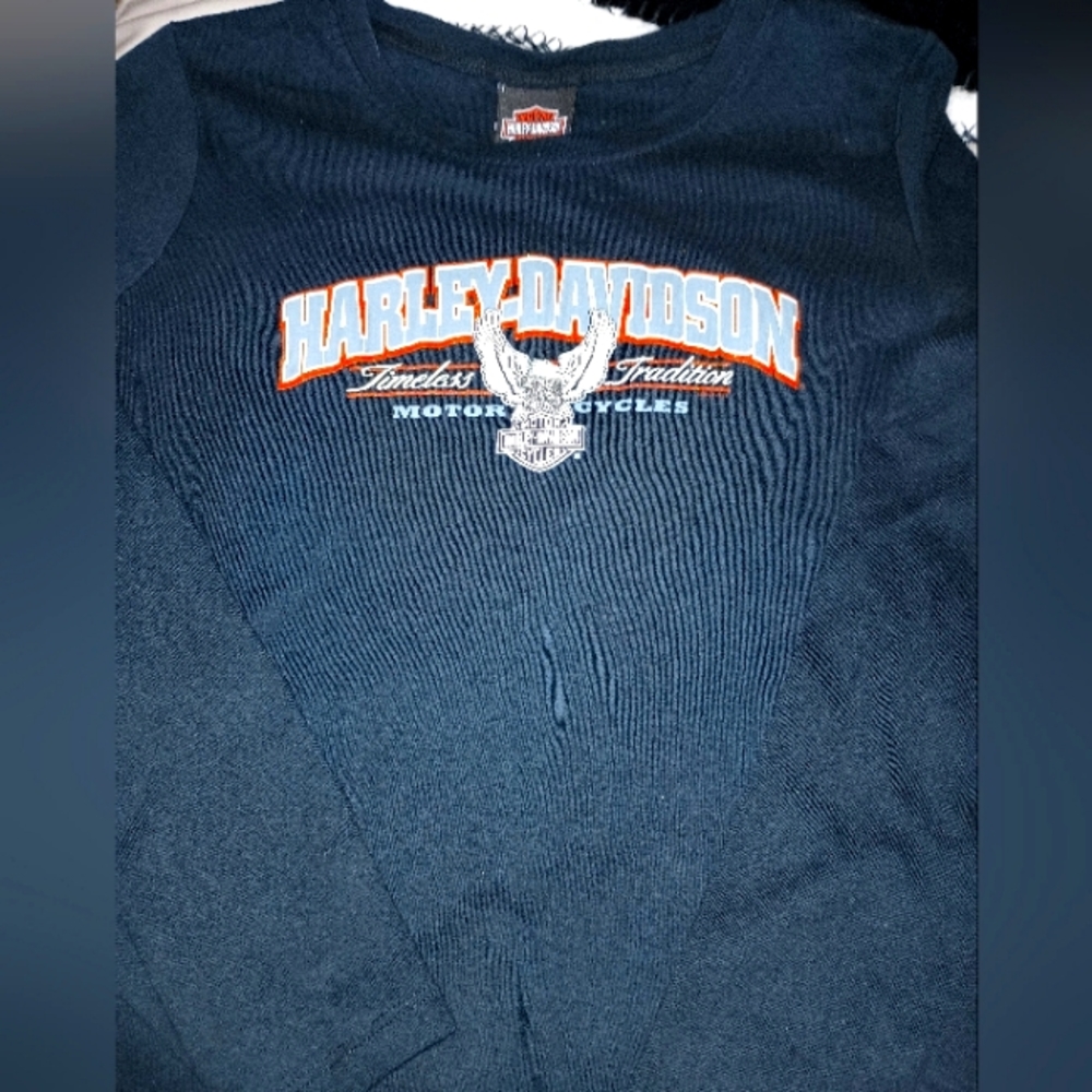 Long Sleeve Harley Davidson Ladies Top